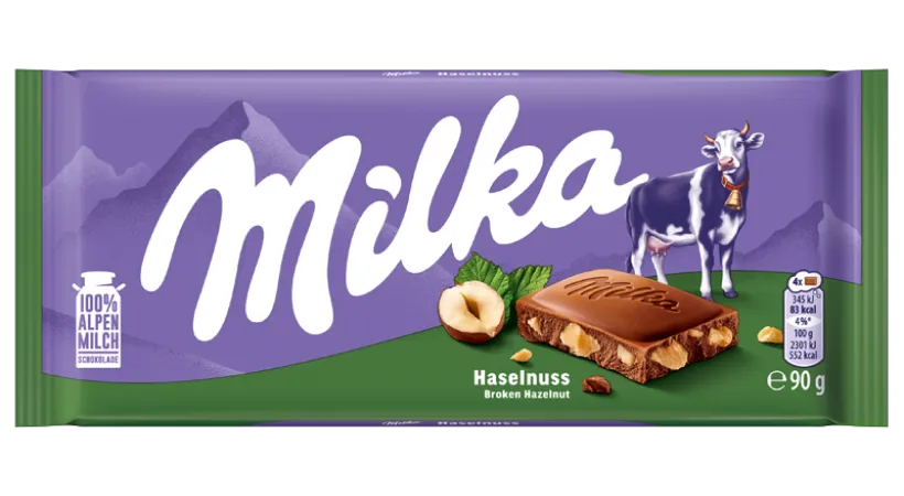 Milka Haselnuss 90g