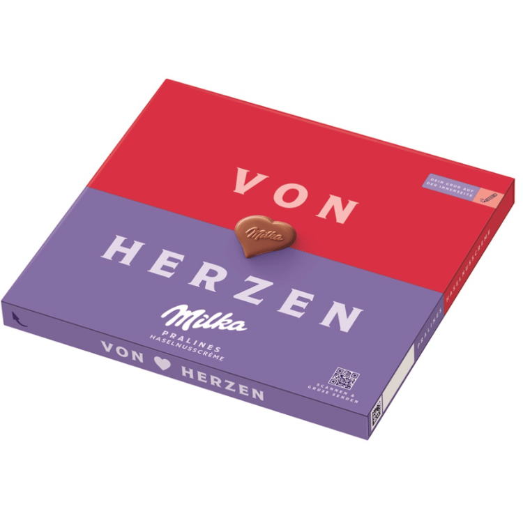 Milka Heart Hazelnut Cream
