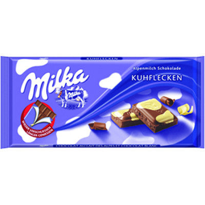 Milka Happy Cow White & Milk Chocolate Bar (Kuhflecken)