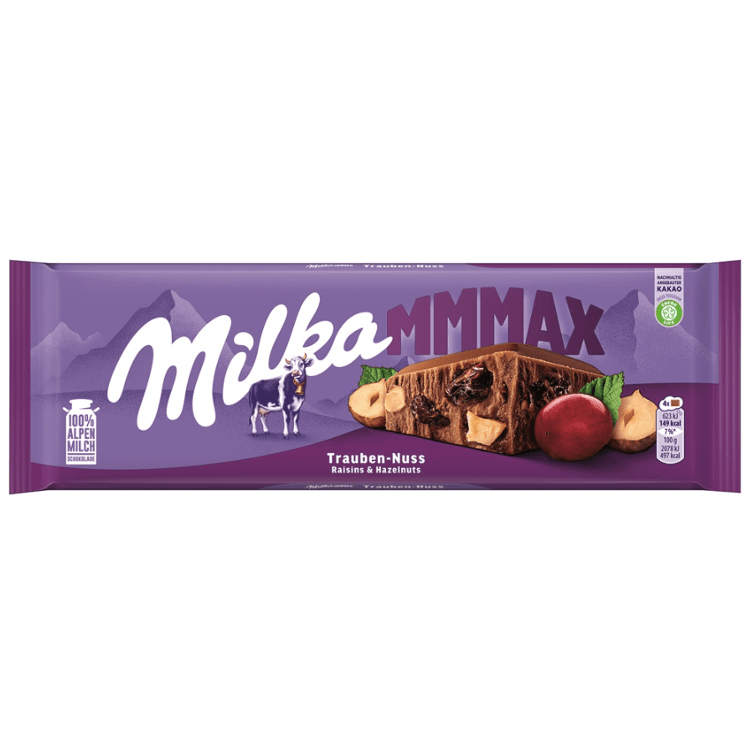 Milka MMMAX Raisin & Hazelnut