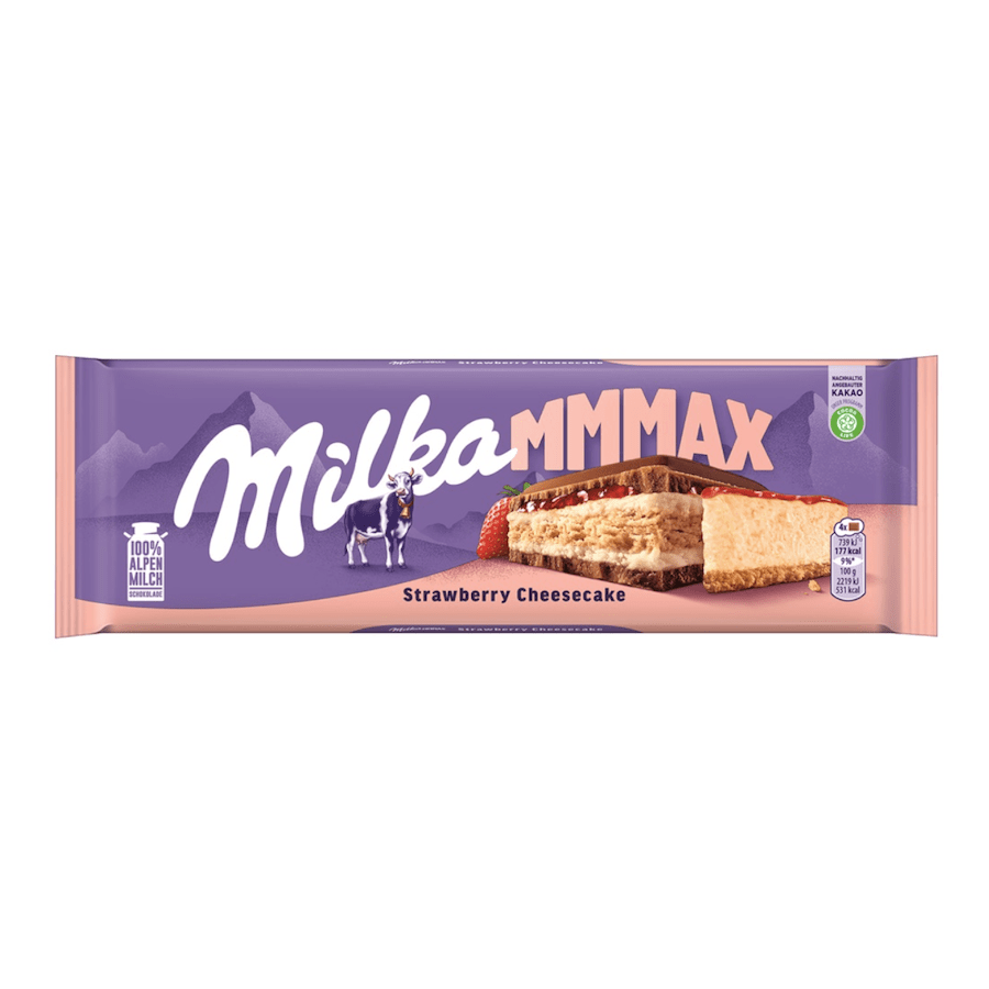 Milka MMMAX Strawberry Cheesecake