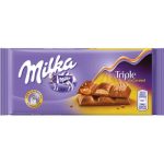 Milka Triple Caramel Milk Choc Bar