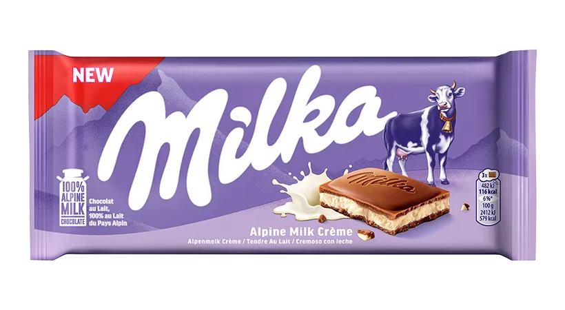 Milka Alpenmelk Crème 100g