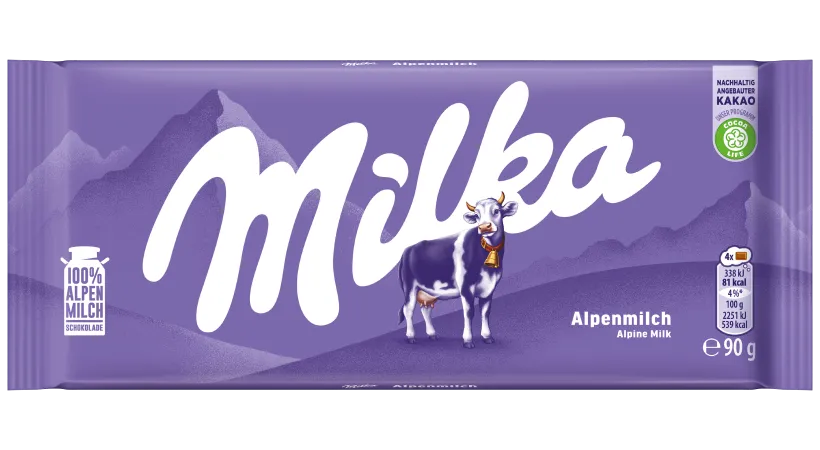 Milka Alpesi Tejcsokoládé 90g