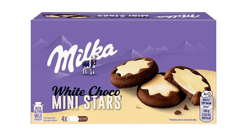 Milka Choco Jaffa biscuiți cu spumă cu aromă de ciocolată 128g