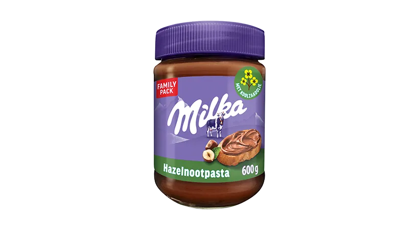 Milka Hazelnootpasta 600g