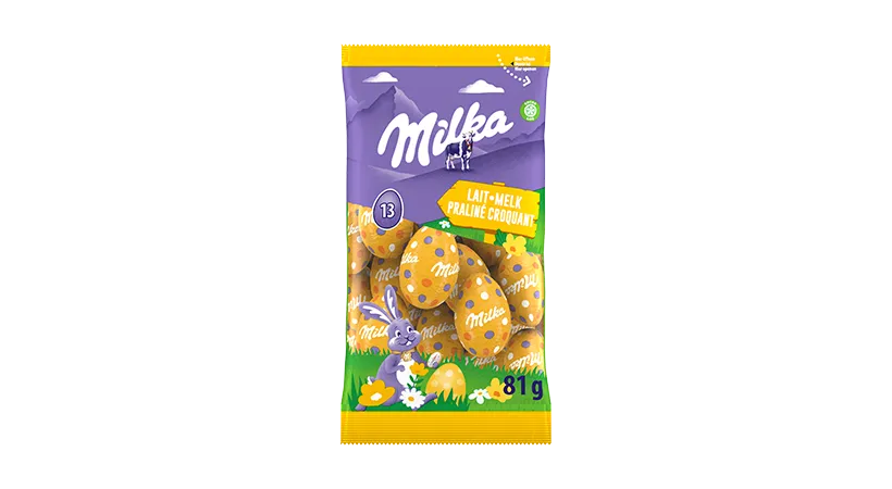 Milka Paaseitjes Melk 100g