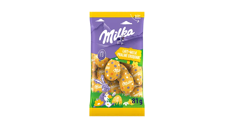 Milka Paaseitjes Melk 350g