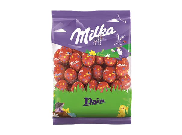 Milka Petits Œufs Blanc Praliné 350g