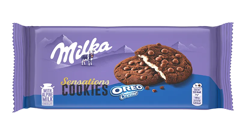 Milka Sensations Cookies Oreo 208g