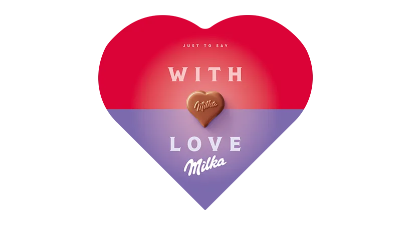 Milka With Love Mogyorókrémmel 110g