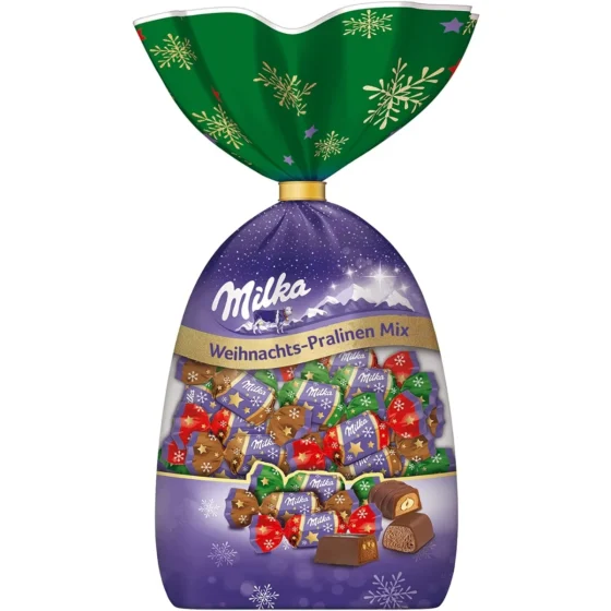 Milka Christmas Praline Mix 180g product packaging