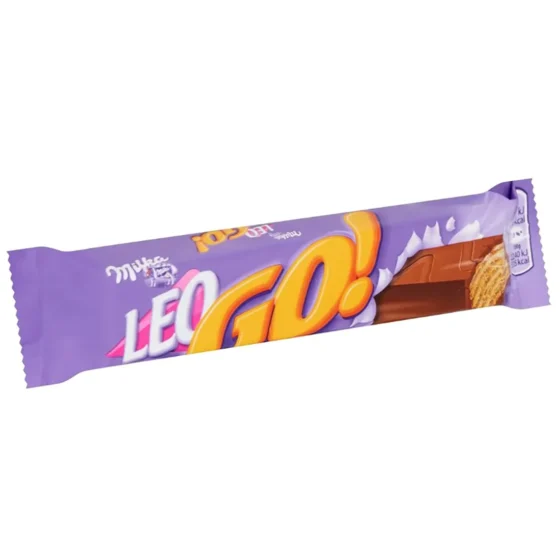 Milka LEO Go! 48g original retail packaging