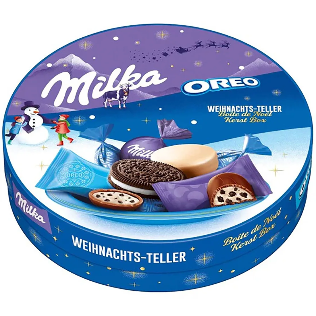 Milka Oreo Christmas Gift Box 197g product packaging