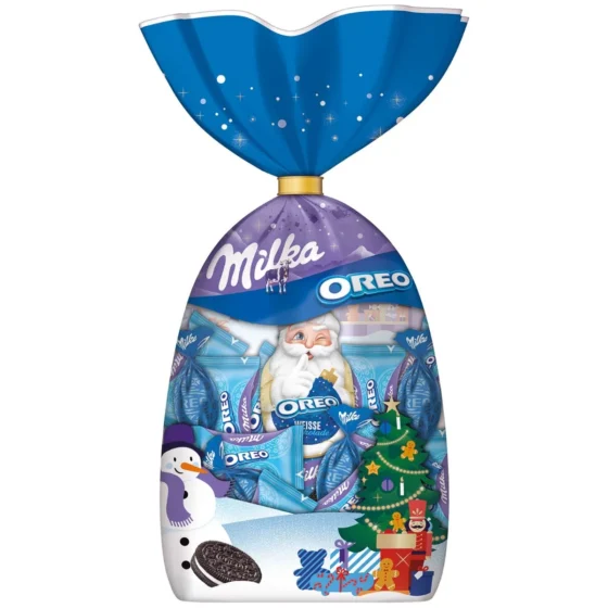 Milka Oreo Christmas Mix 221g product packaging