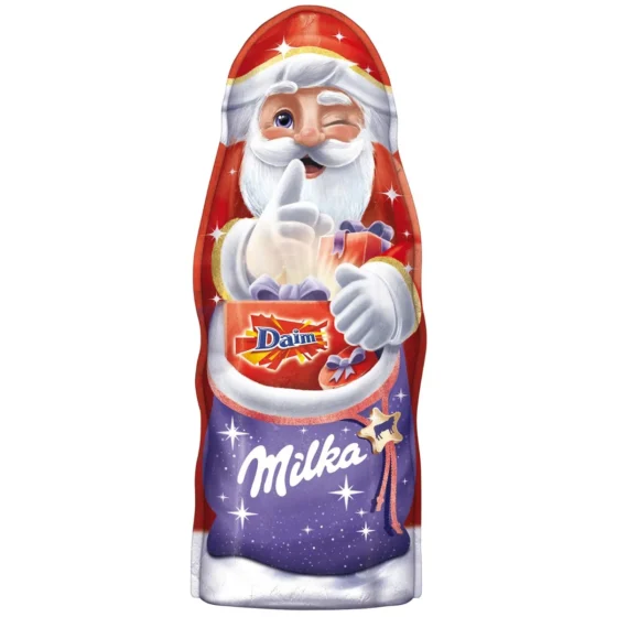 Milka Santa Claus Daim 45g original product packaging