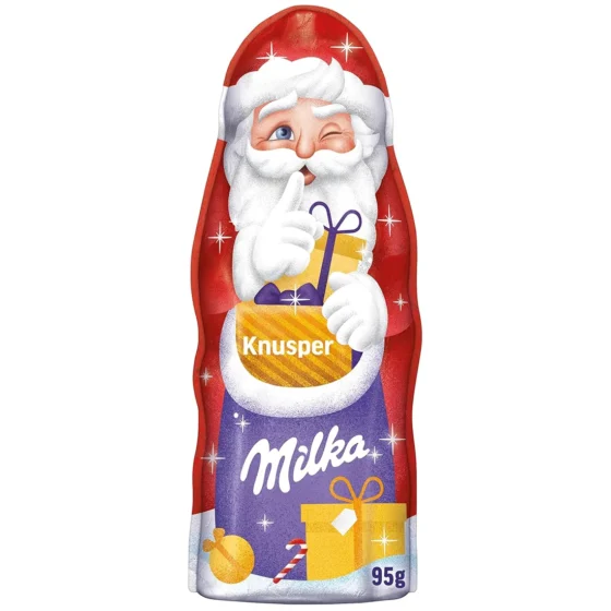 Milka Santa Claus Knusper 95g product packaging