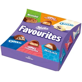 Milka Favourites Praline Mix 158g retail package