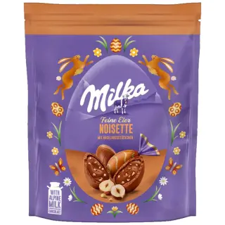 Milka Fine Eggs Noisette package photograph