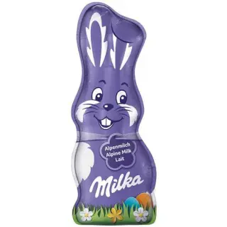 Milka Smiley Bunny Alpine Milk 45g package photograph